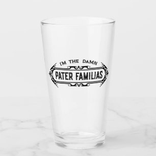 Pater Familias (Vater der Familie) der Vatertag Glas