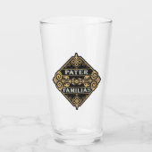Pater Familias (Vater der Familie) Glas (Vorderseite)
