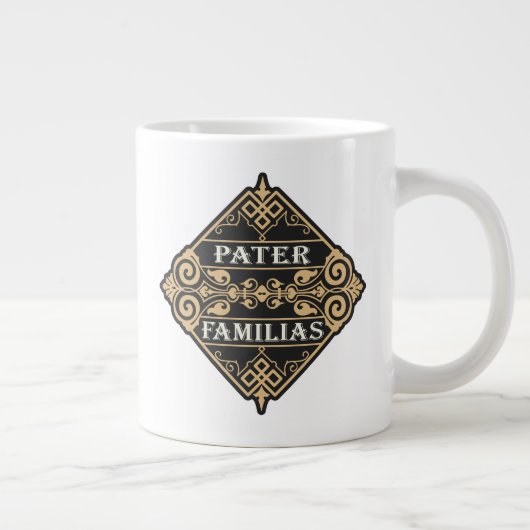 Pater Familias (Vater der Familie) Jumbo-Tasse (Rechts)
