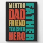 Pater Friend Mentor Vater Doacher Hero Fotoplatte (Vorderseite)