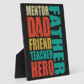 Pater Friend Mentor Vater Doacher Hero Fotoplatte (Seite)