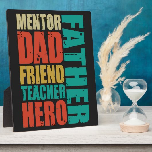 Pater Friend Mentor Vater Doacher Hero Fotoplatte (Seite)