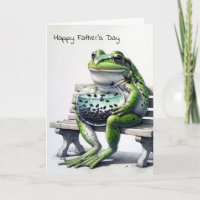 Pater Frog mit Kaulquappen in Fischschüssel