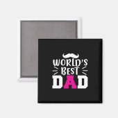 Pater Gift World's Best Vater Magnet (Vorderseite/Rückseite)