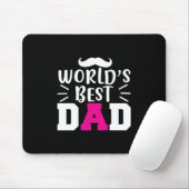 Pater Gift World's Best Vater Mousepad (Mit Mouse)