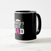 Pater Gift World's Best Vater Tasse (VorderseiteRechts)