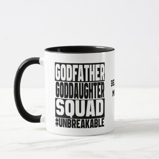 Pater, Godtochter Squad unzerbrechlich Tasse (Links)