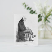 Pater Goriot, Illustration von 'Le Pere Postkarte (Stehend Vorderseite)