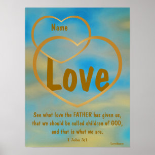 Pater Gottes Liebe-Poster - Anpassen Poster