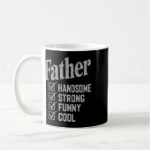 Pater Handsome Strong Funny Cool Vathday Kaffeetasse (Links)