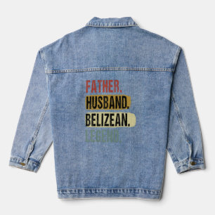 Pater Husband Belizean Legend Belize Vater Vater Jeansjacke