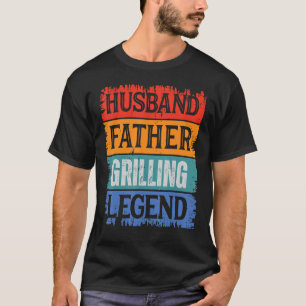 Pater Husband GRILLING Legend Proud Vater Retro Pa T-Shirt