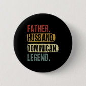 Pater Husnd Dominican Legend Dominica Vater Father Button (Vorderseite)