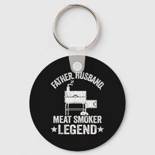 Pater Husnd Meat Smoker Legend Grillen Vater Fleis Schlüsselanhänger