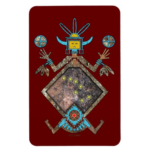 Pater Image Talking Canyons, New Mexico Magnet (Vertikal)