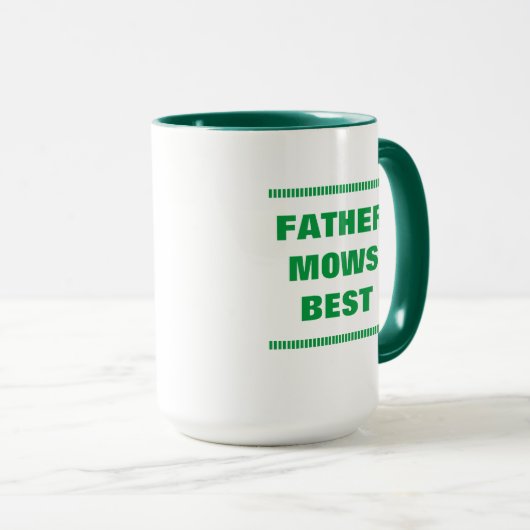 Pater Mows Best Coffee Tasse (VorderseiteRechts)