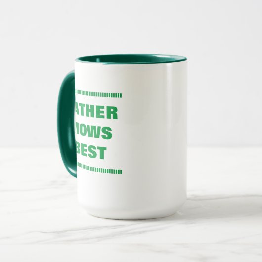 Pater Mows Best Coffee Tasse (Vorderseite Links)