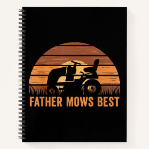 Pater Mows Best Lawn Care Vater Mowing Gardenfett Notizblock