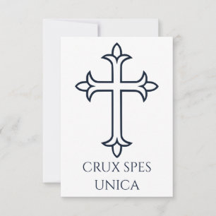 Pater Noster Lateinisches Kreuz Heilige Karte