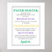 Pater Noster Print Poster (Vorne)