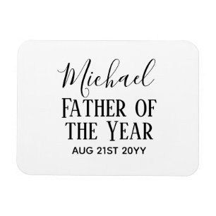 Pater of the YEAR VATER Husband Man CUSTOPM TEXT Magnet