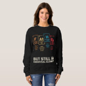 Pater Periodic Table Elements Science Chemistry V Sweatshirt (Vorne ganz)