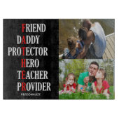 Pater Personalisiert Cutting Board Schneidebrett (Vorderseite)