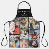Pater Personalisiert Foto Collage Bester Vater Schürze (Vorderseite)