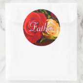 Pater Red Yellow Rose Sticker (Tasche)