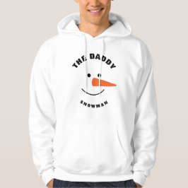 Pater Snowman Face Squad Matching Family Costume Hoodie