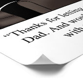 Pater & Sohn Spaß "Borrow the Car" Poster (Ecke)