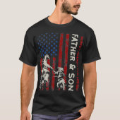 Pater Son Dirt Bike USA T-Shirt (Vorderseite)