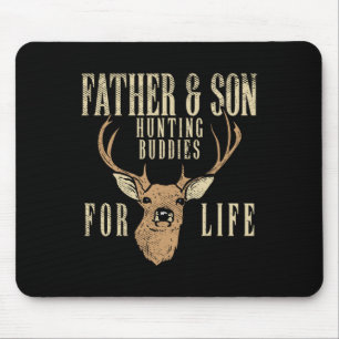 Pater Son Jagd Buddies Matching Jäger Vater Männer Mousepad