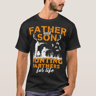 Pater Son Jagdpartner für Vater Familie Ma T-Shirt