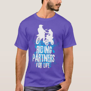 Pater Son Riding Partner für das Leben Motocross T-Shirt