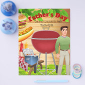 Pater-Tag Picnic-Feier Werbeaktion Flyer (Einzeln)