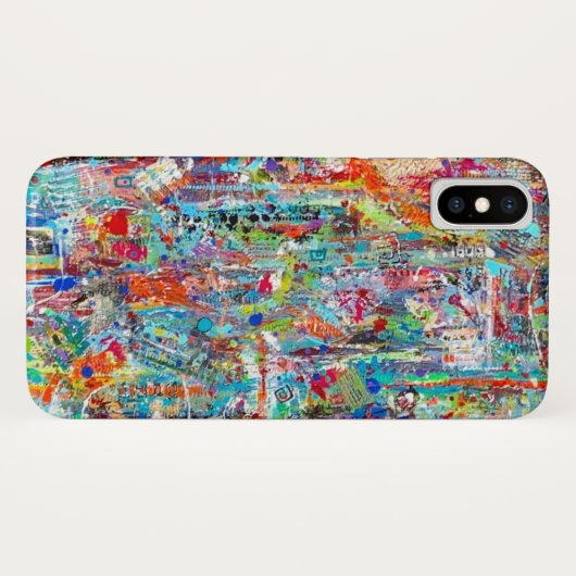 Pater Time iPhone Case (Rückseite (Horizontal))