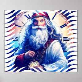 Pater Time klingelt im neuen Jahr Poster