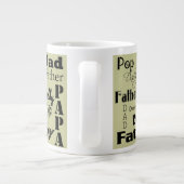 Pater Vater Daddy Papa Jumbo Tasse (Rückseite)
