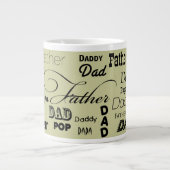Pater Vater Daddy Papa Jumbo Tasse (Vorderseite)
