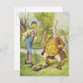 Pater William Balancing an Eel auf seiner Nase Postkarte (Vorne/Hinten)