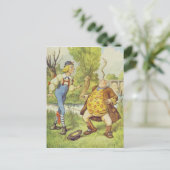 Pater William Balancing an Eel auf seiner Nase Postkarte (Stehend Vorderseite)