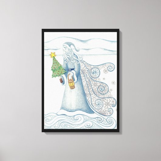 Pater Winter Wrapped Canvas Print Leinwanddruck (Vorderseite)