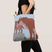Pater Wolf und Pup Tasche (Von Nahem)