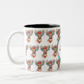 Paterna Blume Rentier Weihnachtsmagie Kaffee Tasse (Links)