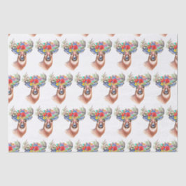 Paterna Blume Rentier Weihnachtsmagie Seidenpapier