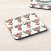 Paterna Blume Rentier Weihnachtsmagie Untersetzer (Linke Seite)