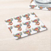 Paterna Blume Rentier Weihnachtsmagie Untersetzer (angewinkelt)