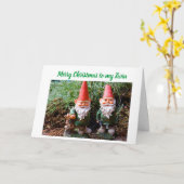 PATERNAL TWINS'S CHRISTMAS WÜNSCHEN SICH EINE ZWEI KARTE (Gelbe Blume)