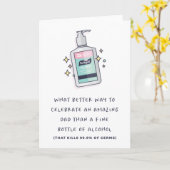 Pater's Day Quarantine Card - Funny Card Karte (Gelbe Blume)